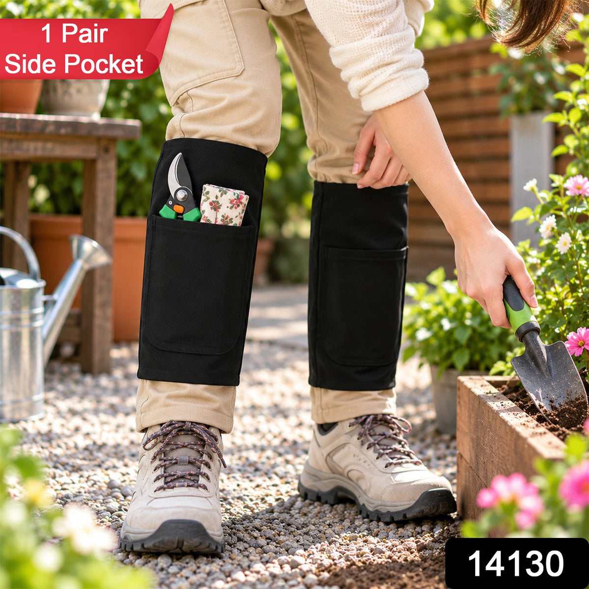 Garden Arm Sleeves with Elbow Padding for Gardening and Yard Work (1 Pair)