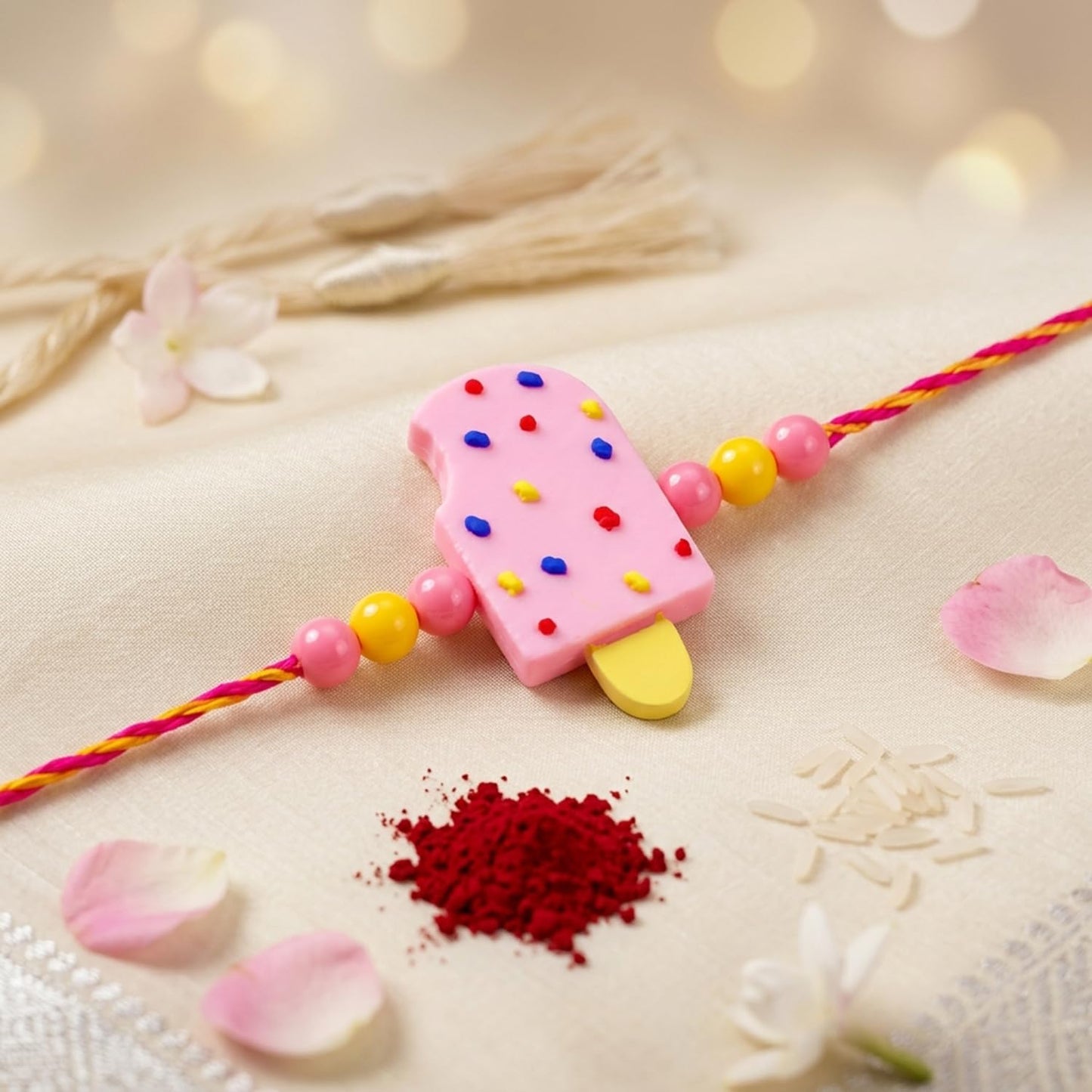 Superhero Rakhi for Brother with Pooja Thali, Roli Tikka & Card, Pack of 6