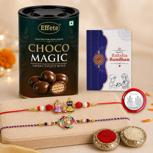 Rakhi with Chocolate for Brother combo box