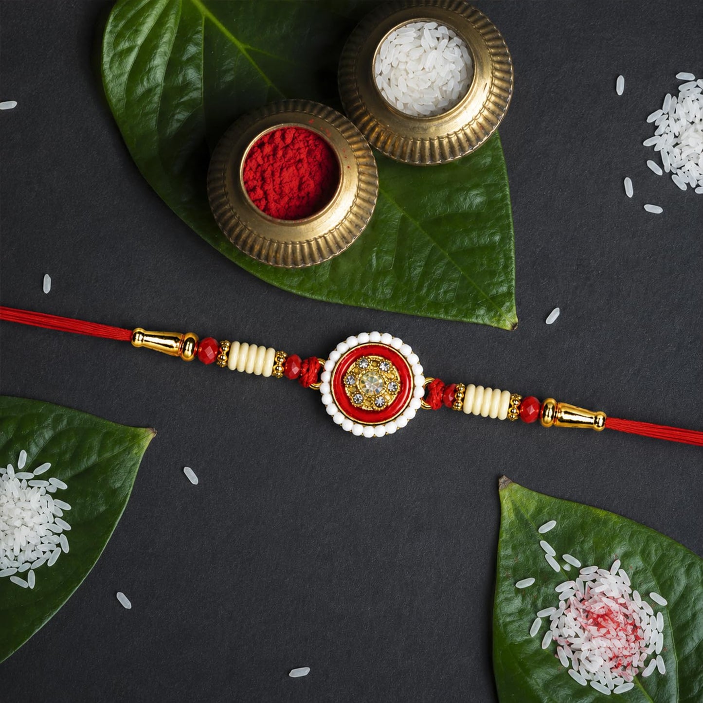 Rakhi for Brother with Chocolate Magic 96gm - Raksha Bandhan Gift Set, Pack of 7