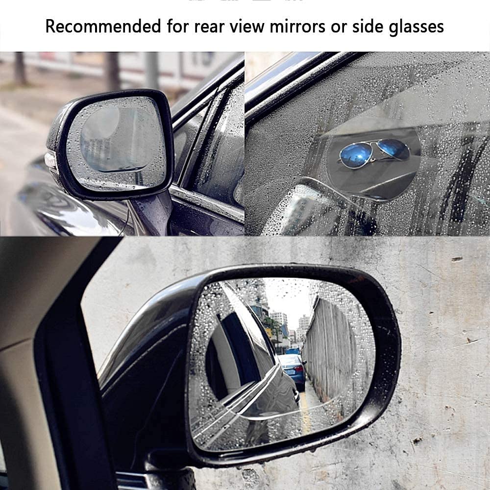 Car Mirror Anti Fog Film Rearview Side Mirror Waterproof Clear Film (1 Pc)
