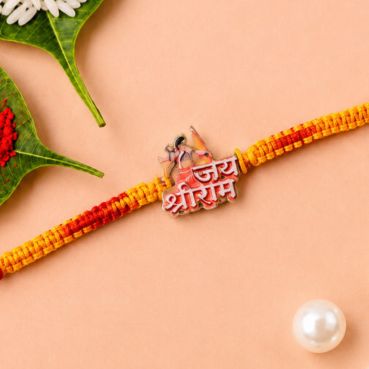 Rakshabandhan Jay Shree Ram Fancy Dori Rakhi for Brother and Bhai