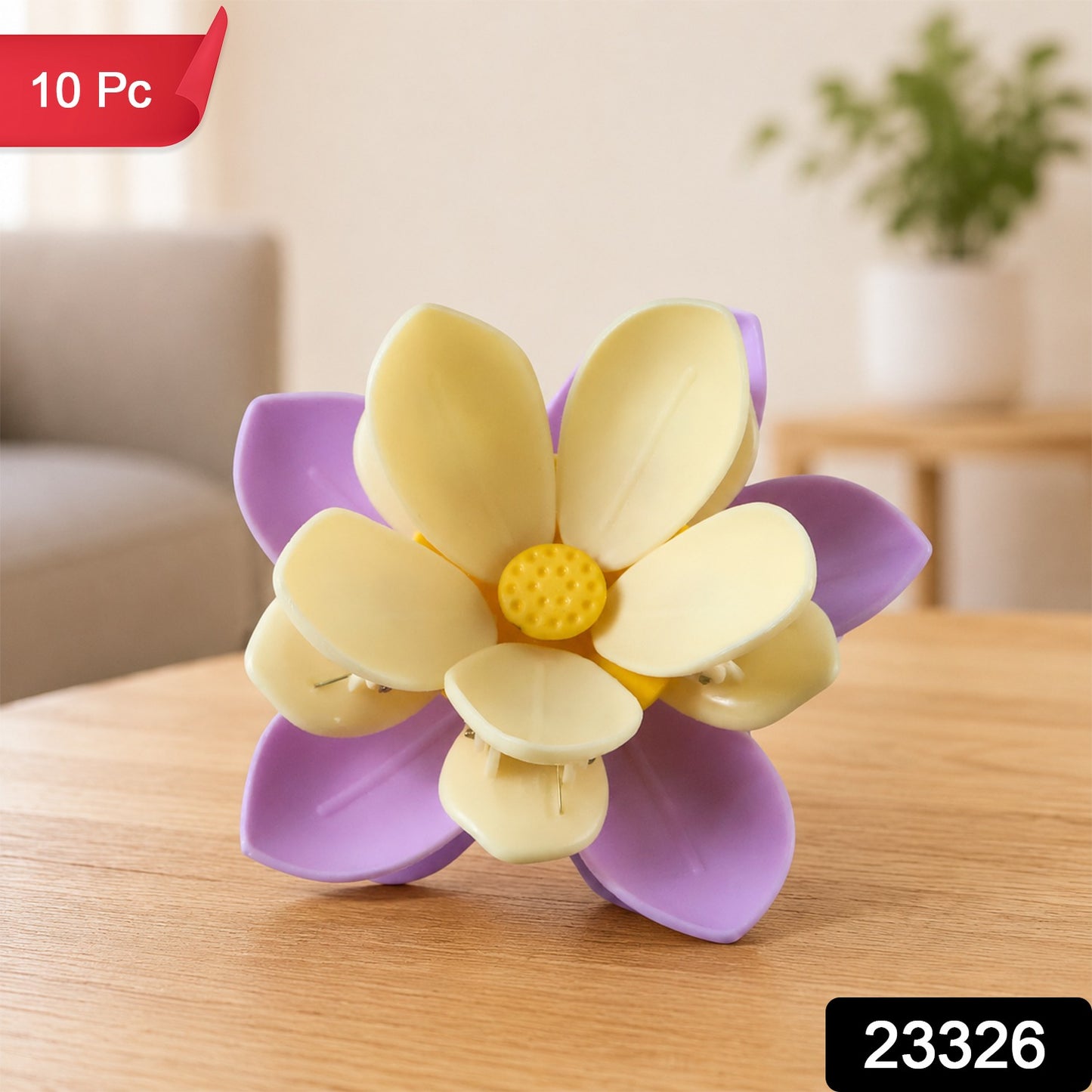 Flower Design Multipurpose Bag Clips for Freshness (10 Pc)