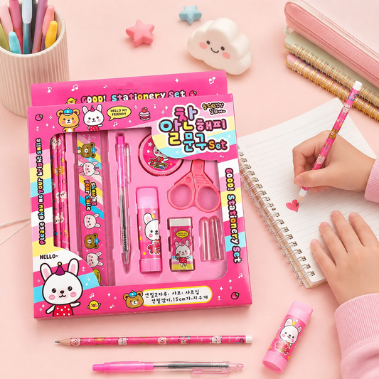 10-Piece Stationery Set – School & Office Essentials | CookAura
