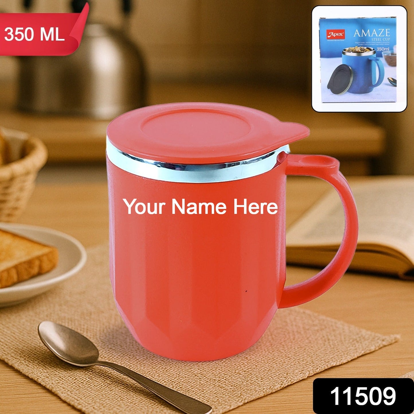 Customize Apex Stainless Steel Insulated Mug 350ML (1 Pc)