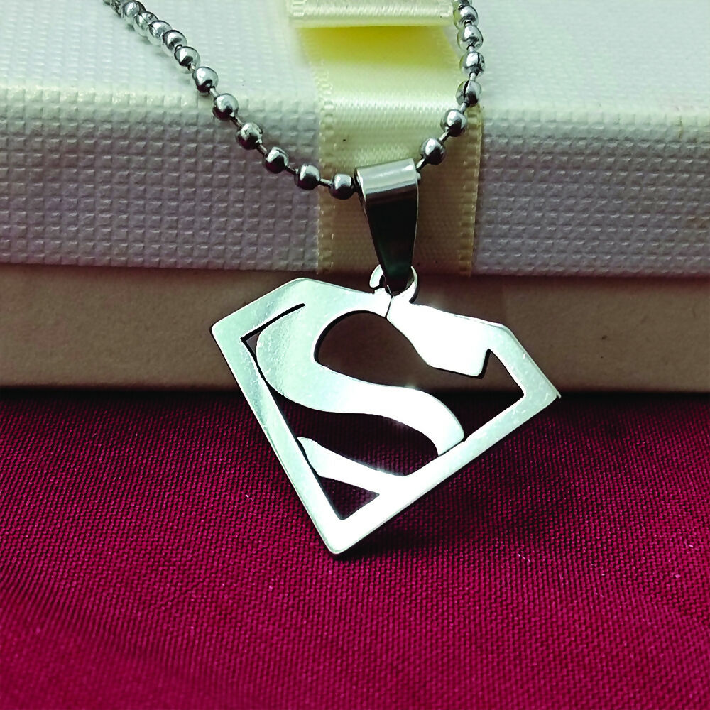 Superhero Superman Chain Pendant