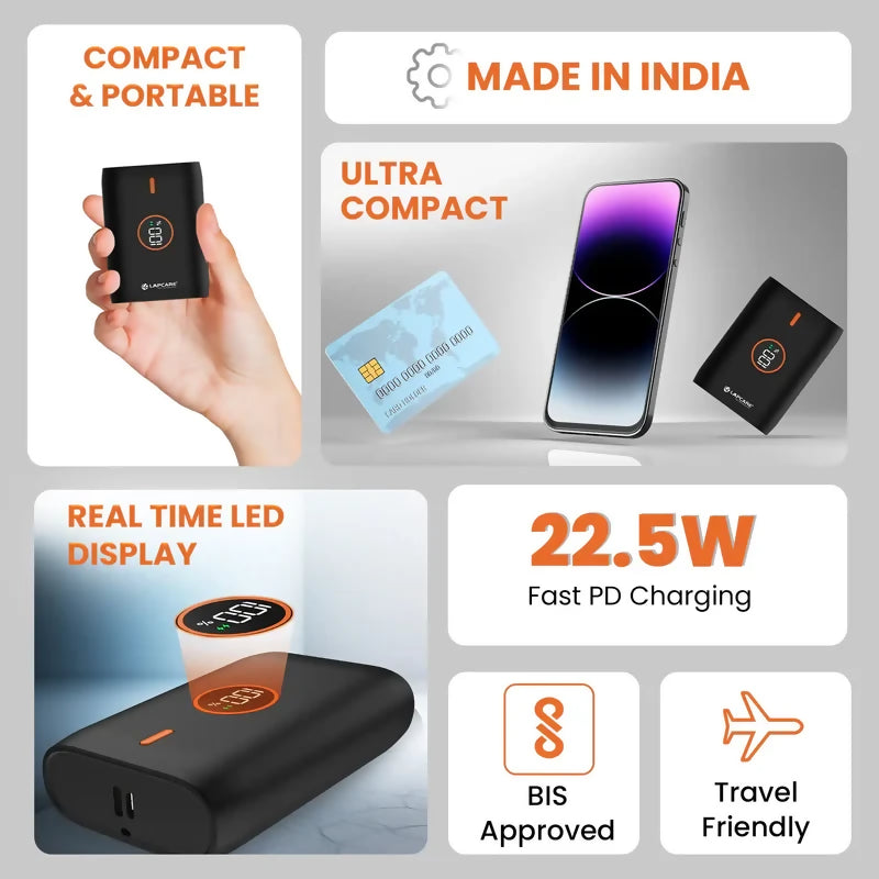 Lapcare 10000MAh Powerbank