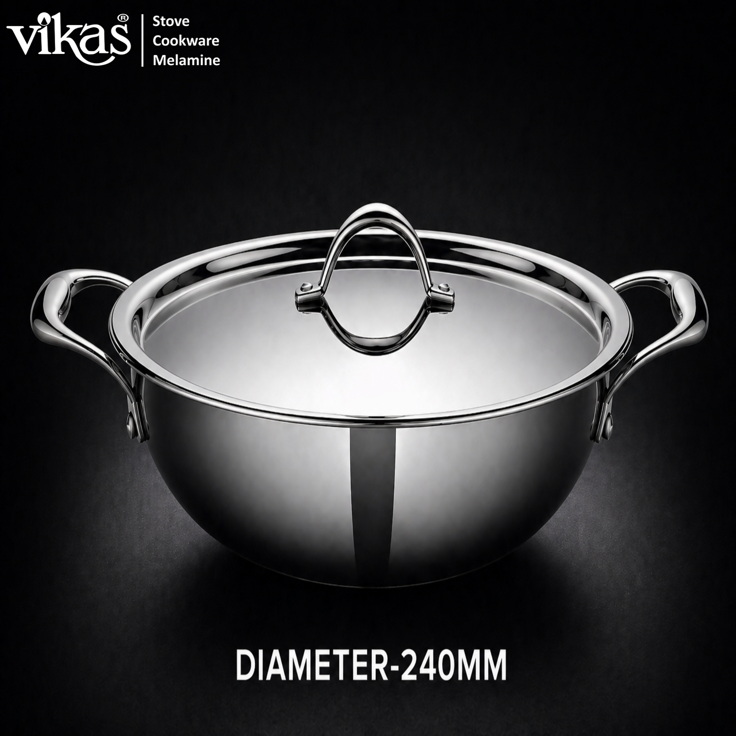 240mm Vikas Triply Kadai variant image