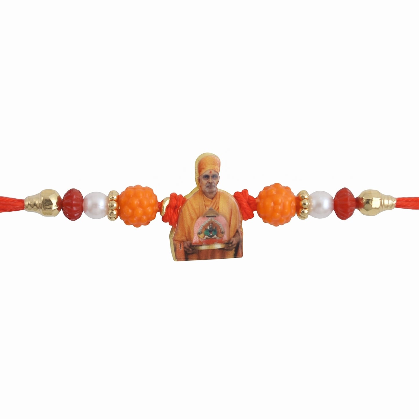 Rakhi for Raksha Bandhan with colorful beads and soft thread