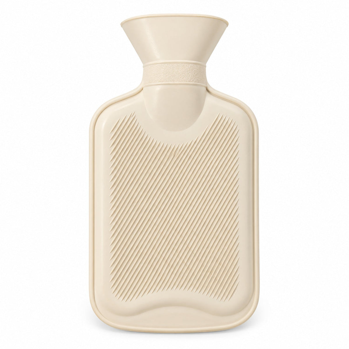 Refillable Hot Water Bag with Ribbed Surface & Screw Stopper for Home (1 Pc)