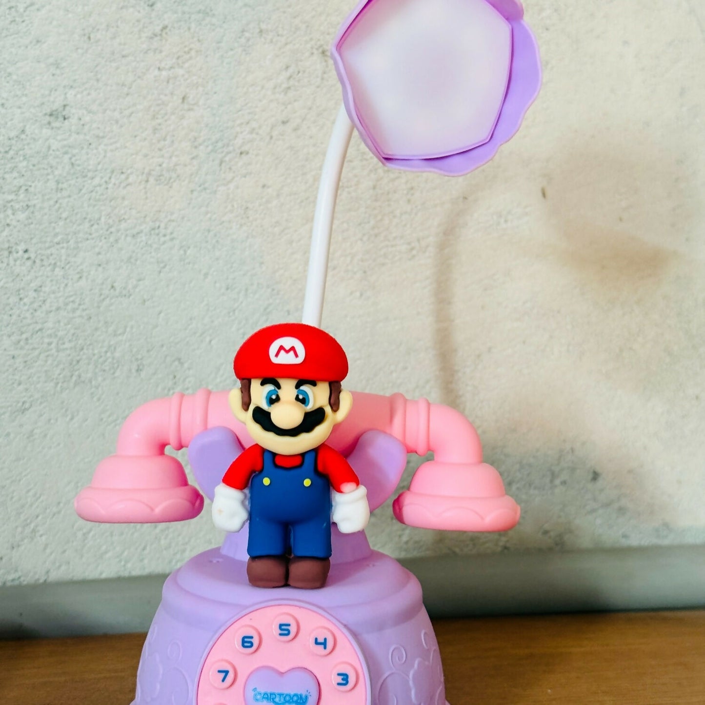 Cute Cartoon Desk Lamp with Flexible Neck, Kids Night Light for Study & Decor