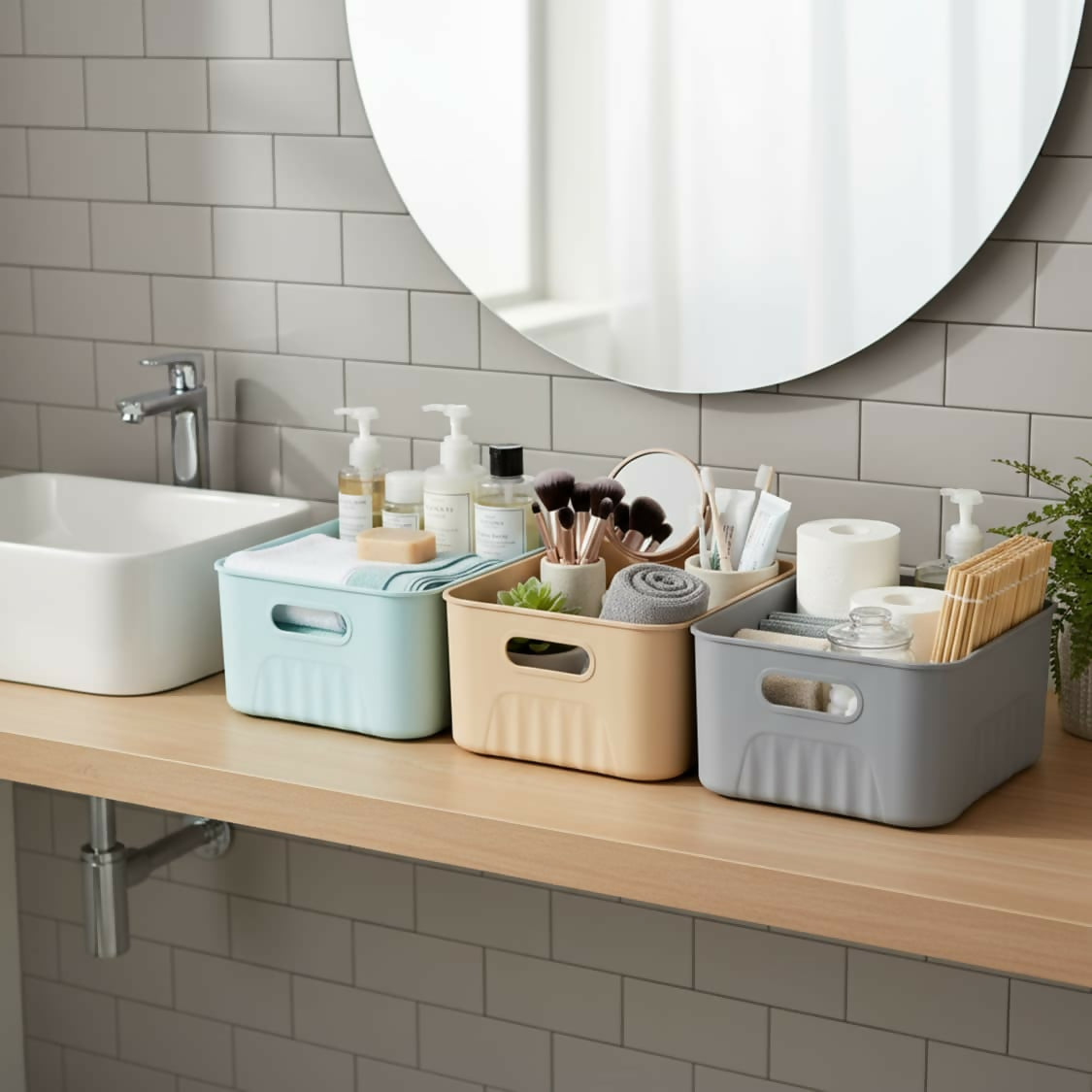 multi purpose Storage Baskets pack of 3