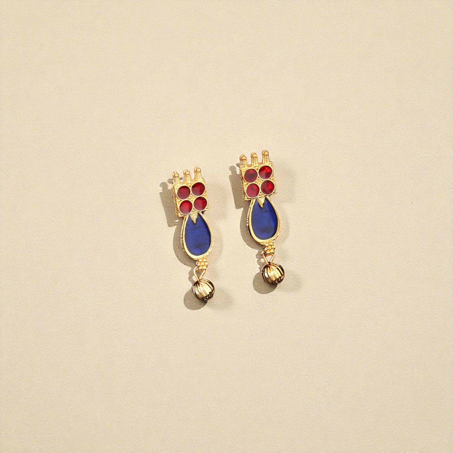 Modern Rose Gold Pave Crystal Teardrop Choker Set