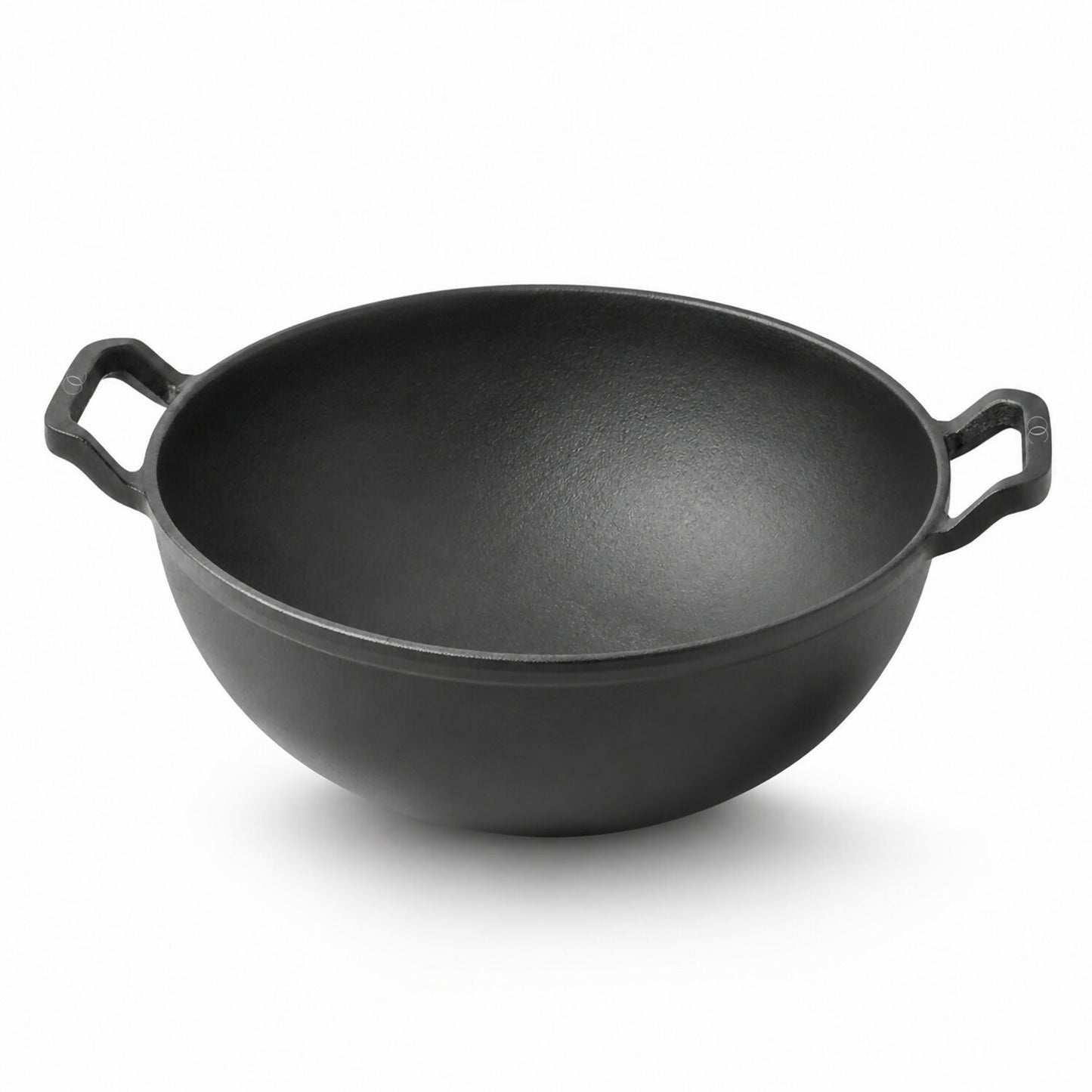 Double Handles of Cast Iron Deep Kadai