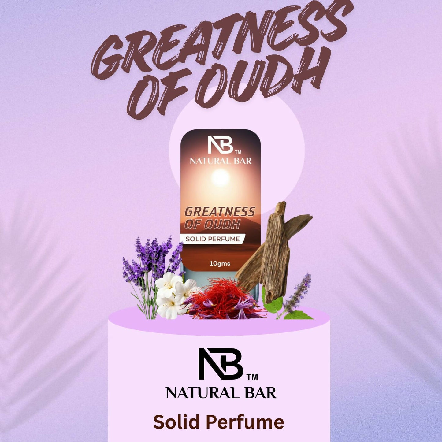 Natural Bar Secret, Chocolate And Greatness of Oud solid perfume(3pc/10gm)| Alcohol Free Cologne for Men & Women | Strong & Lasting Fragrance | Gifting Set for Him & Her