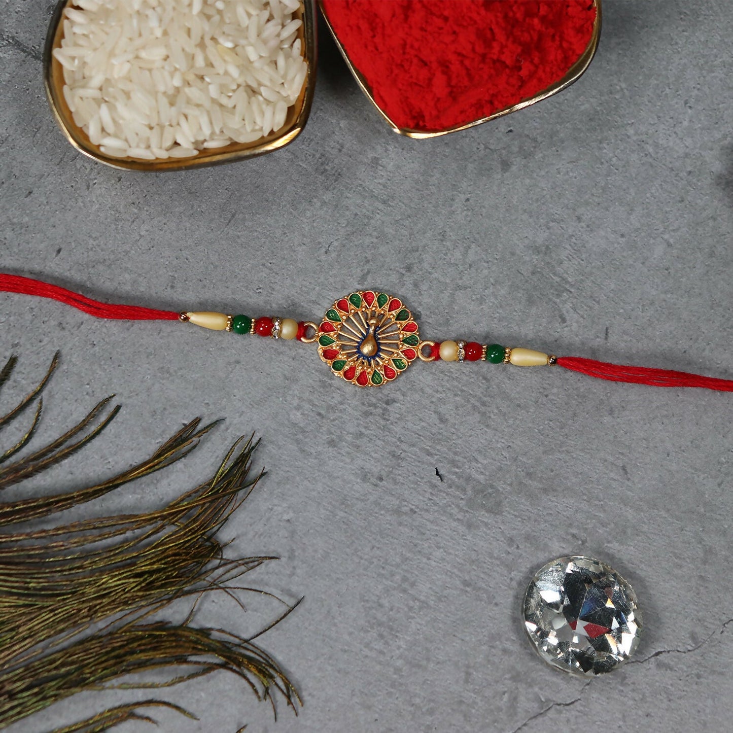 Vinayak Vrat Rakhi Divine Protection & Blessings for Brothers (10pcs)