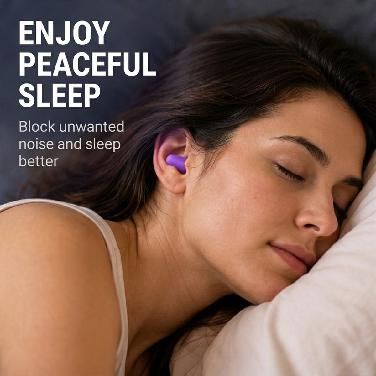Purple Noise Reducing Earplugs