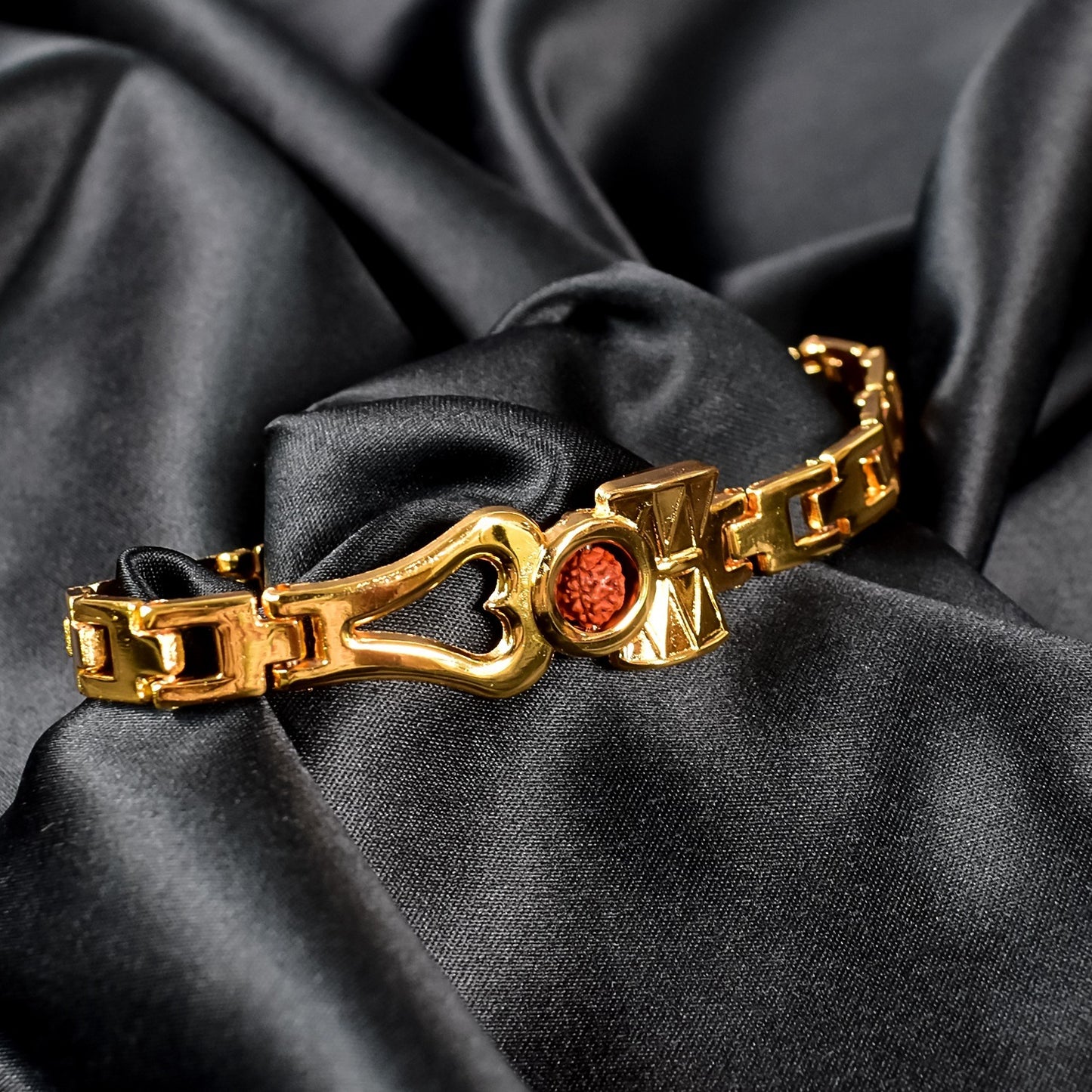 Divine Mahadev Damru, Rudraksha & Trishul  Bracelet