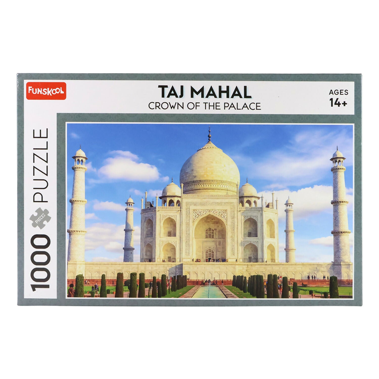 Funskool Taj Mahal Crown of the Palace – 1000 Pieces Jigsaw Puzzle for Adults & Teens