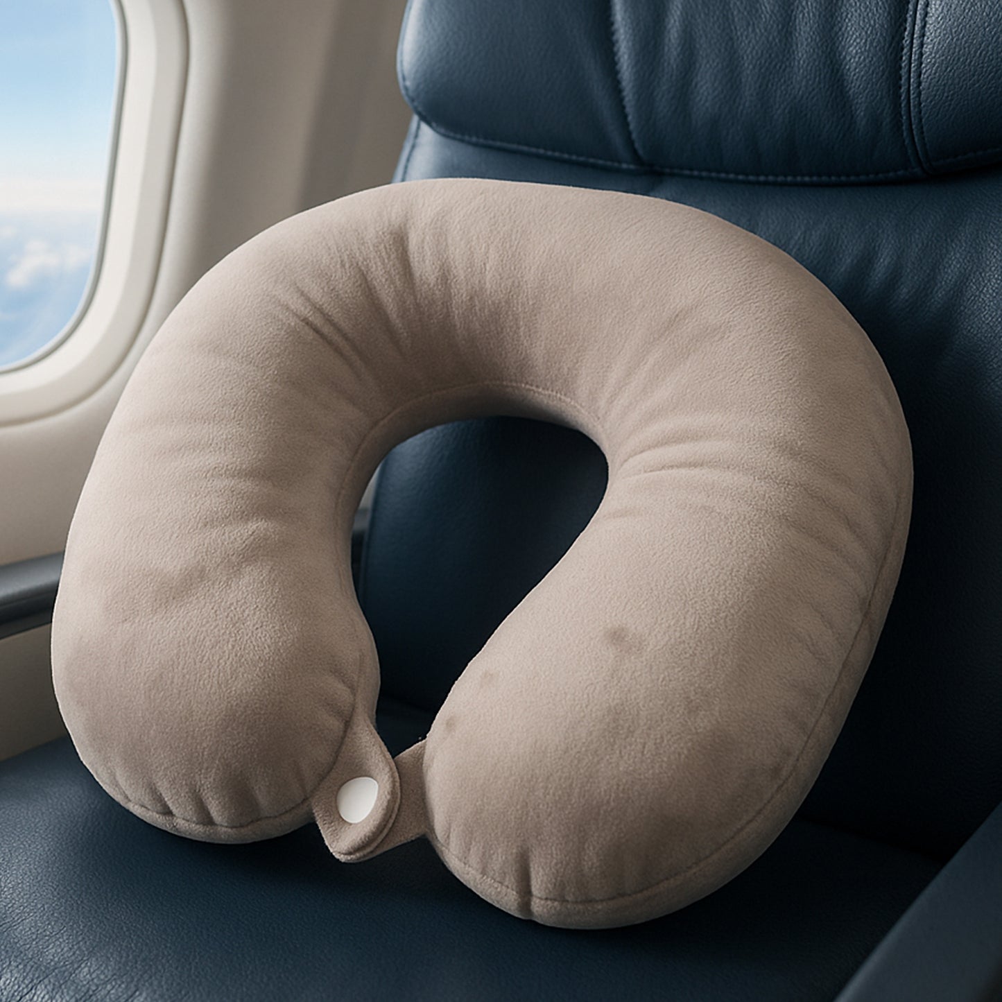 Soft Neck Pillow for Car, Home, Airplane Travel, Travel Neck Pillow for Sleeping & Travel Essentials for Neck Rest Multipurpose Comfortable Head Rest Neck Holder Pillow (1 Pc)