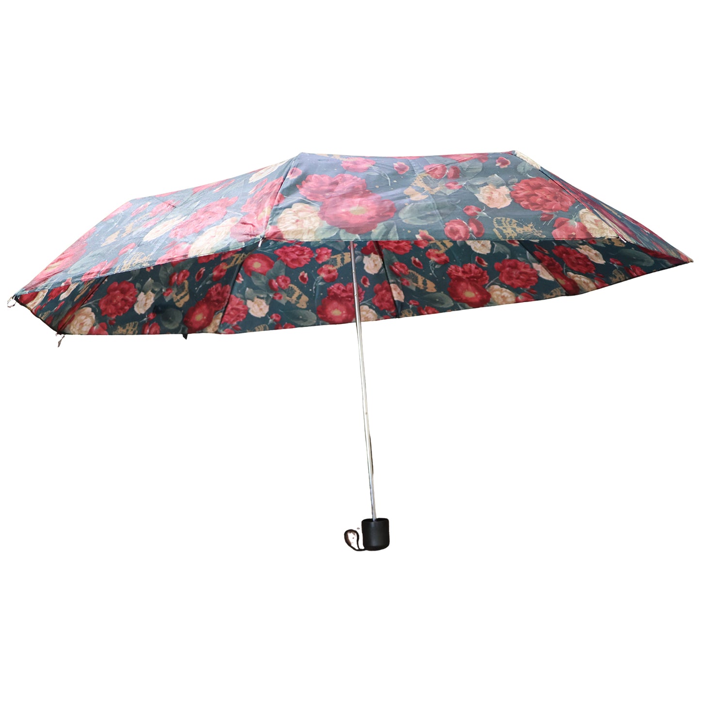 Lightweight foldable floral umbrella for rain and travel - image 5