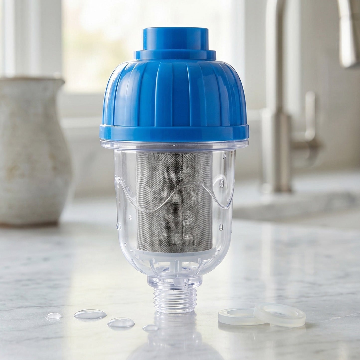 Hard Water Shower Filter Multi-Layer Purification Filter for Bathroom (1 Pc)