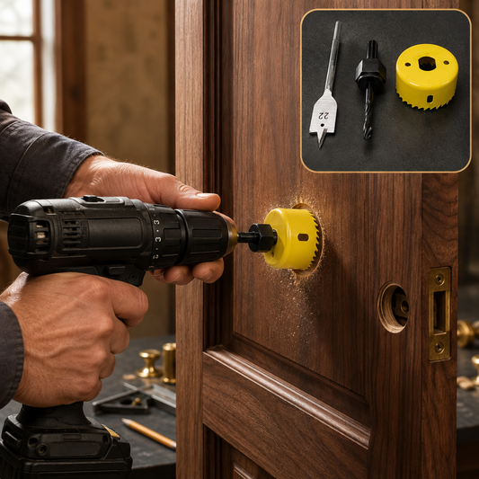 Door Lock Installation Kit – Carbon Steel Hole Saw Set | Wagtail