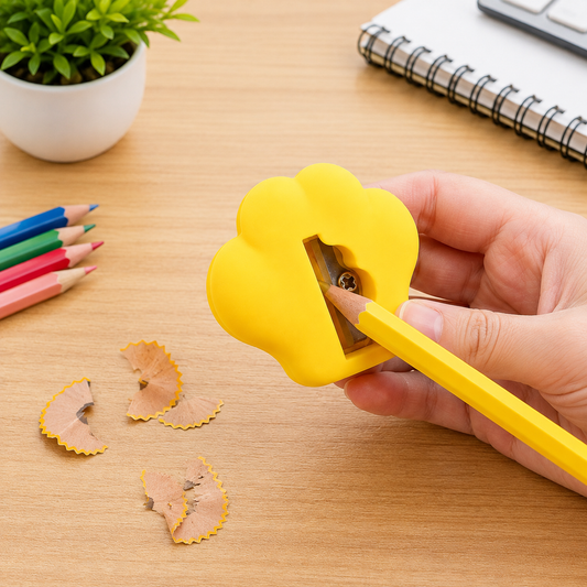Pencil Sharpener for Kids – 2 in 1 Sharpener and Eraser Combo