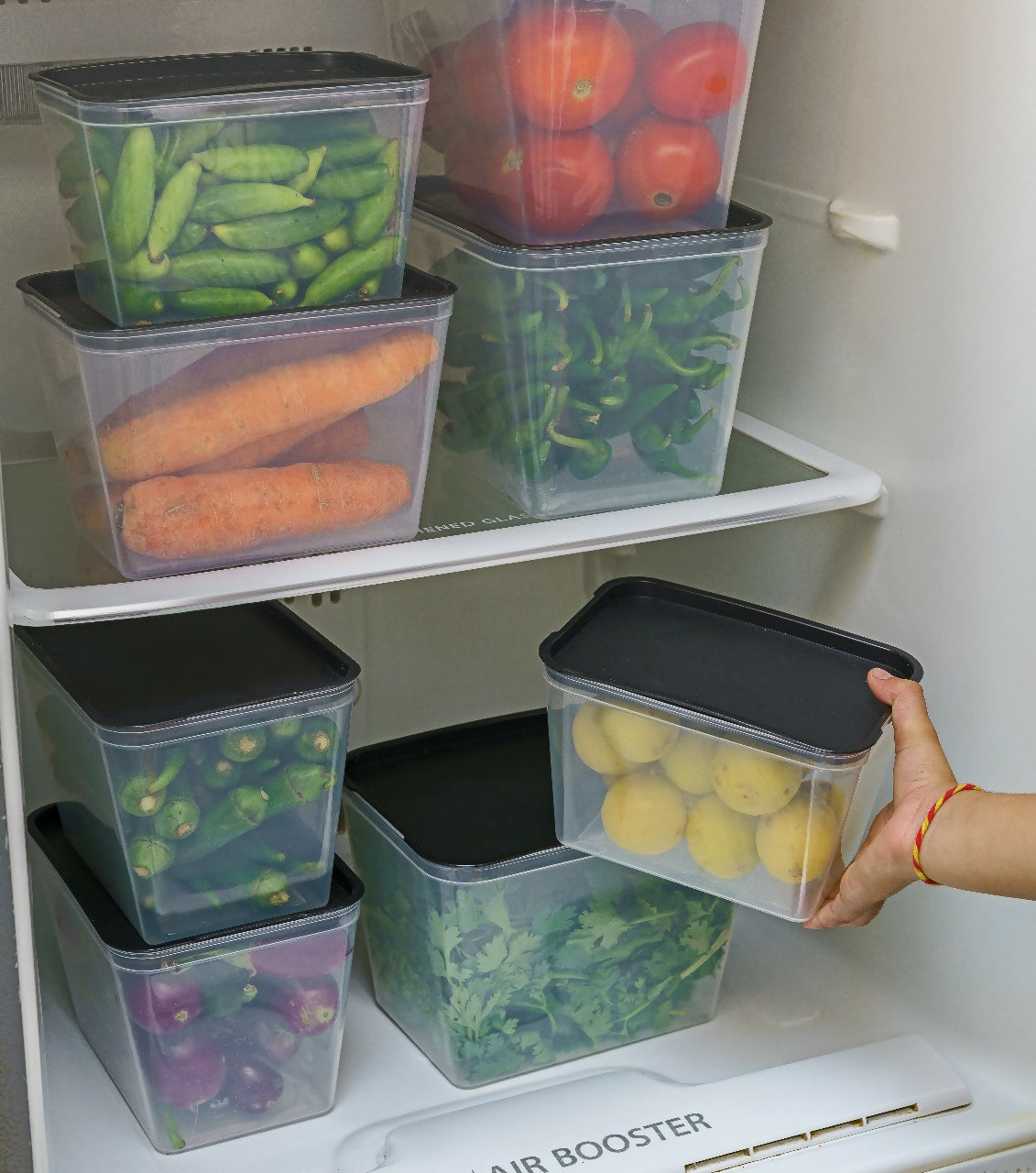 Transparent Food Storage box Pack of 6