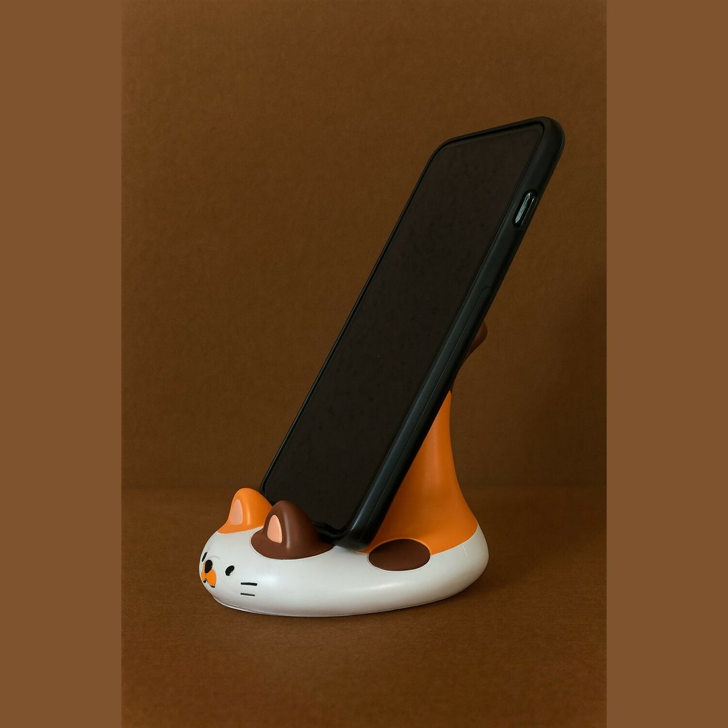 Cute Cat Mobile Phone Stand Holder for Desk, Bedside & Office Use