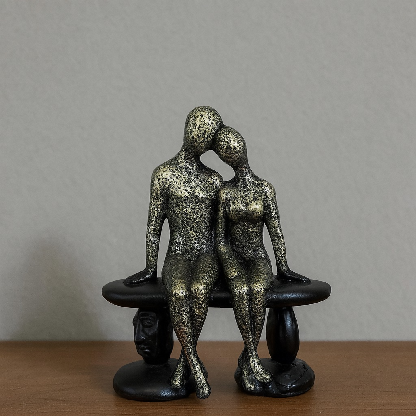 Romantic Couple Sitting Showpiece for Home Decor & Gift