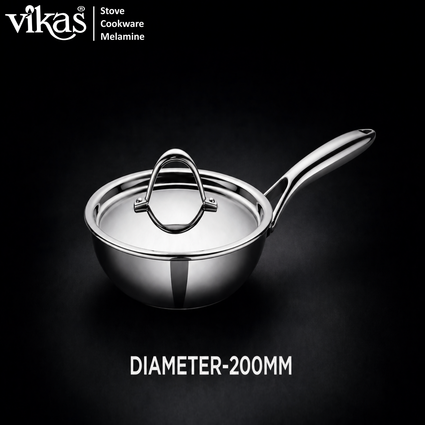 Vikas Triply Frypan 200mm size