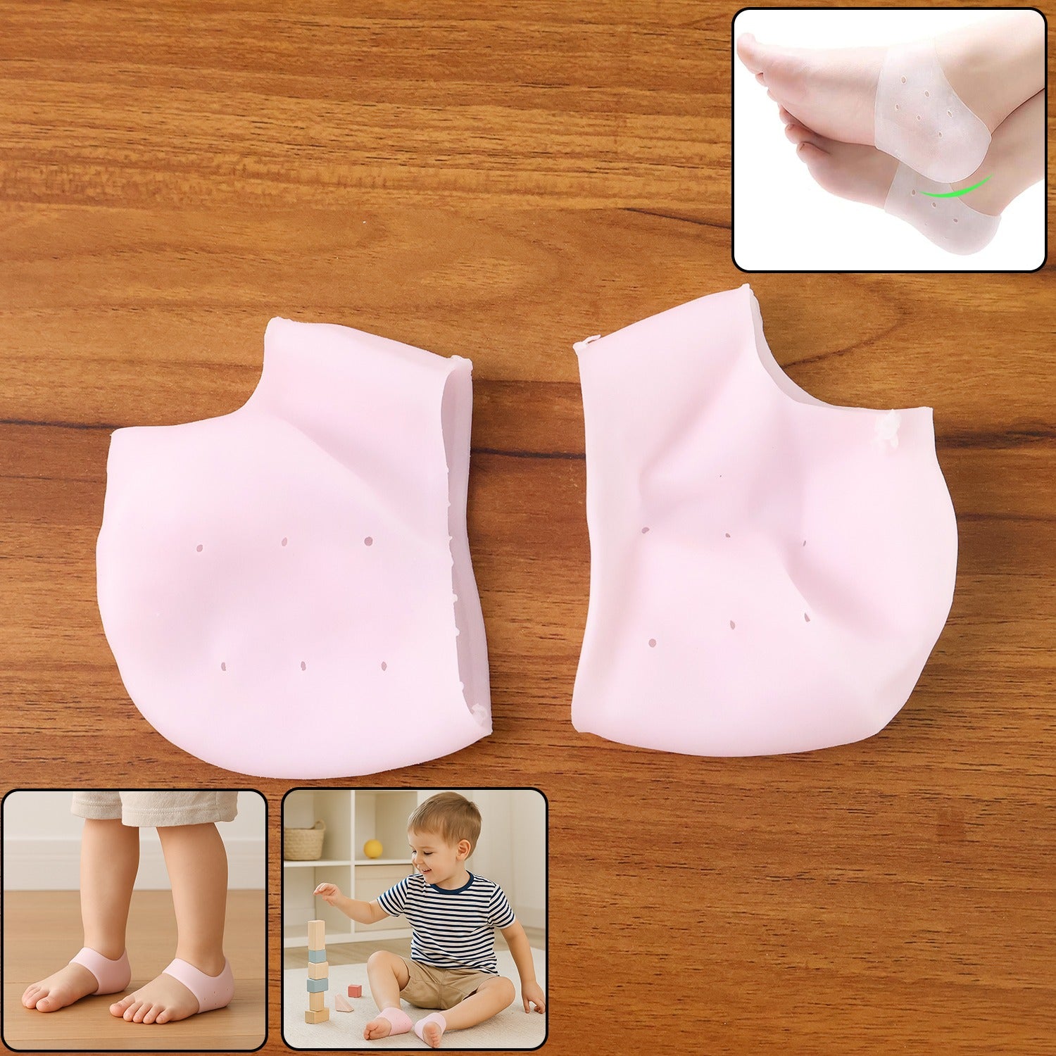 Kid Silicone Heel Protectors (1 Pair) - Main Image