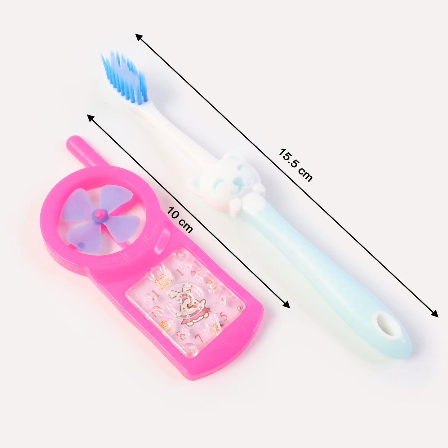 Kids Toothbrush and Fan Toy Set