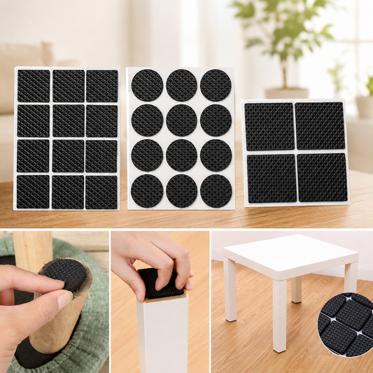 Rubber Furniture Pads – Self-Adhesive Floor Protectors | Safelix