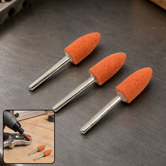 Rotary Grinding Stone Set – 3 Pcs Polishing Bits | ToolMate Pro