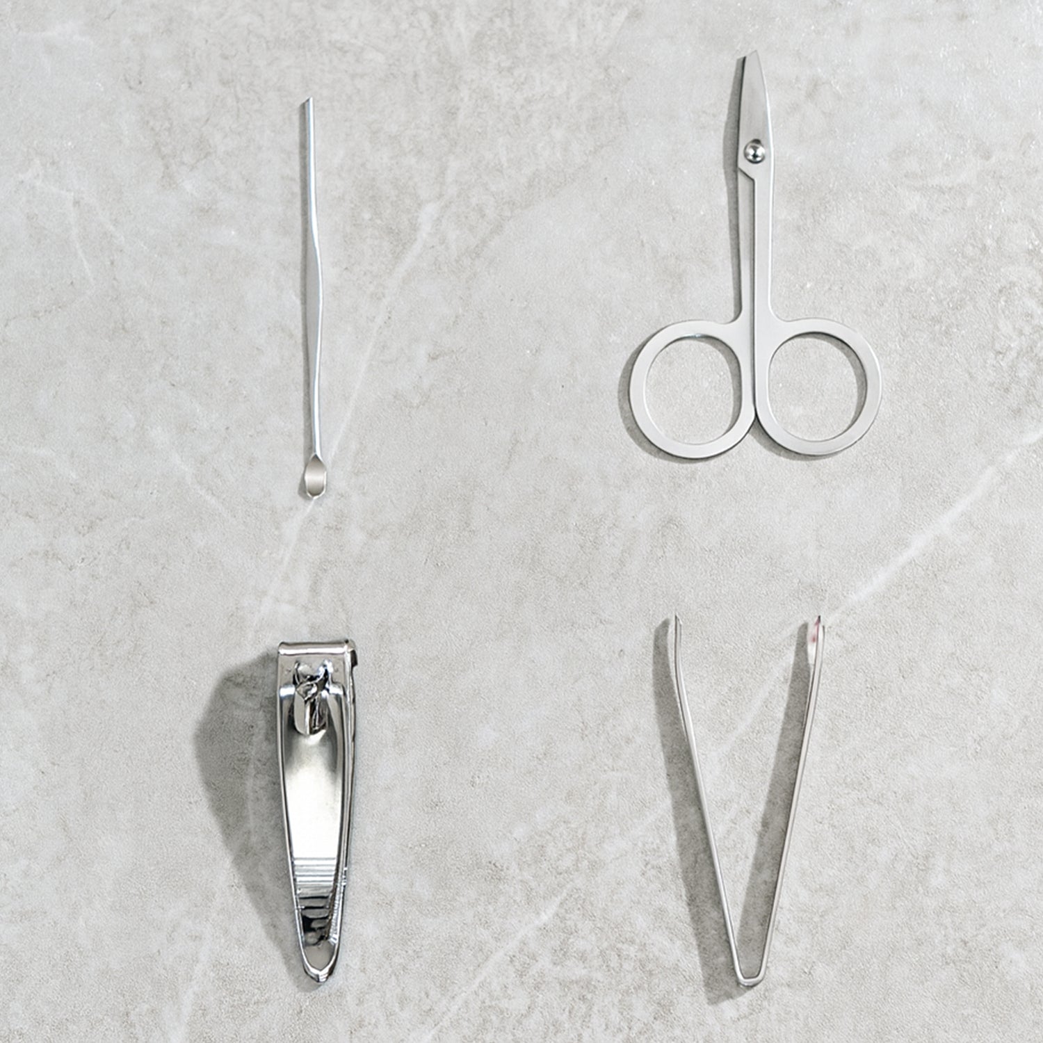 मिनी नेल क्लिपर सेट ब्यूटी नेल टूल सेट मल्टीफंक्शनल ब्यूटी सेट प्लास्टिक स्टोरेज केस के साथ, (4 पीस सेट)