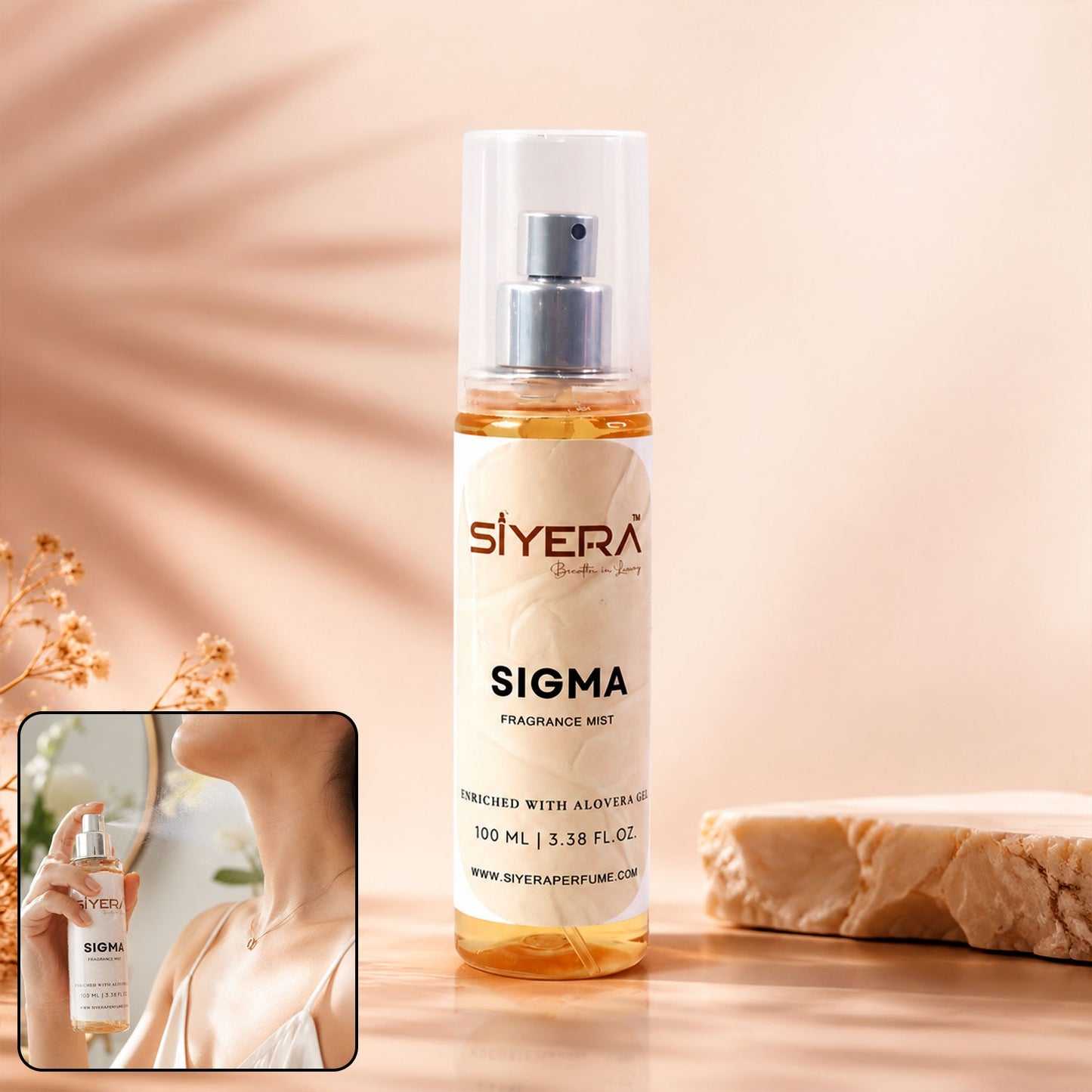 Sigma Fragrance Mist Body Spray Enriched with Aloe Vera Gel (100 ml)