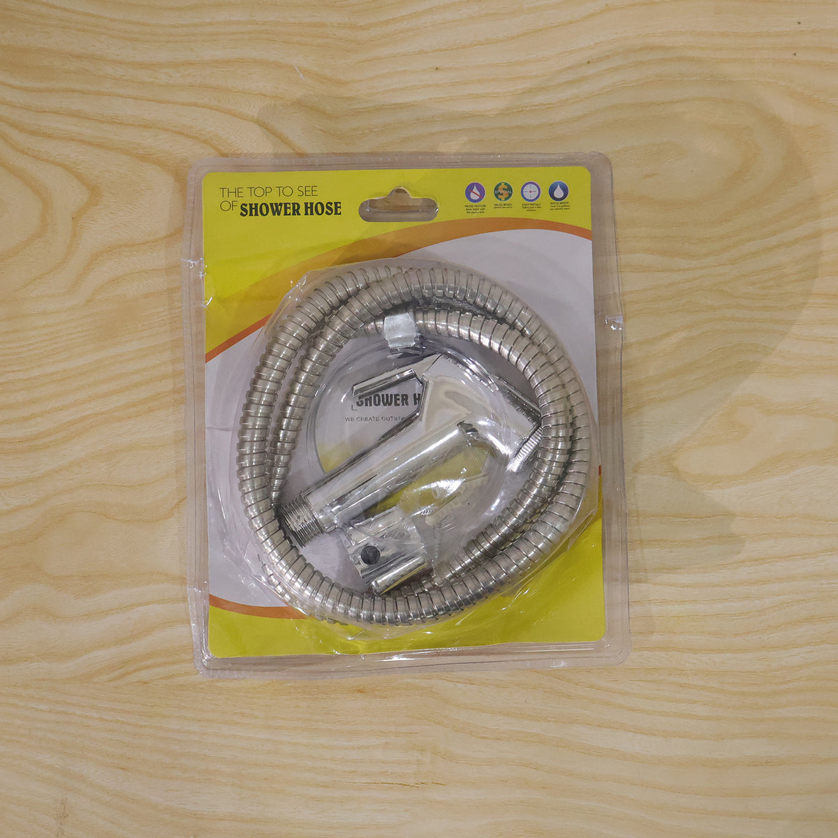 Shower hose pipe set live card packing photo