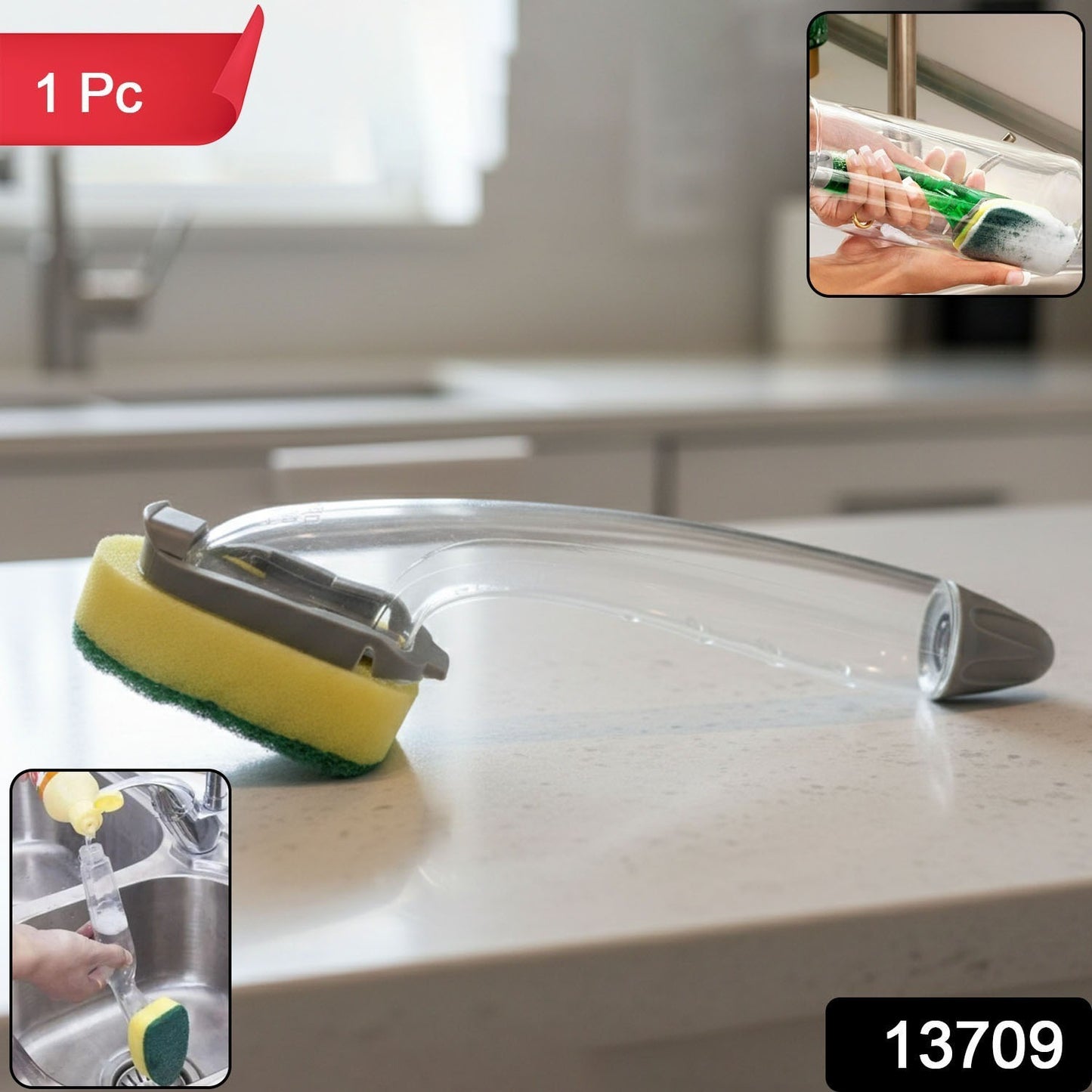 dishwashing soap dispenser brush