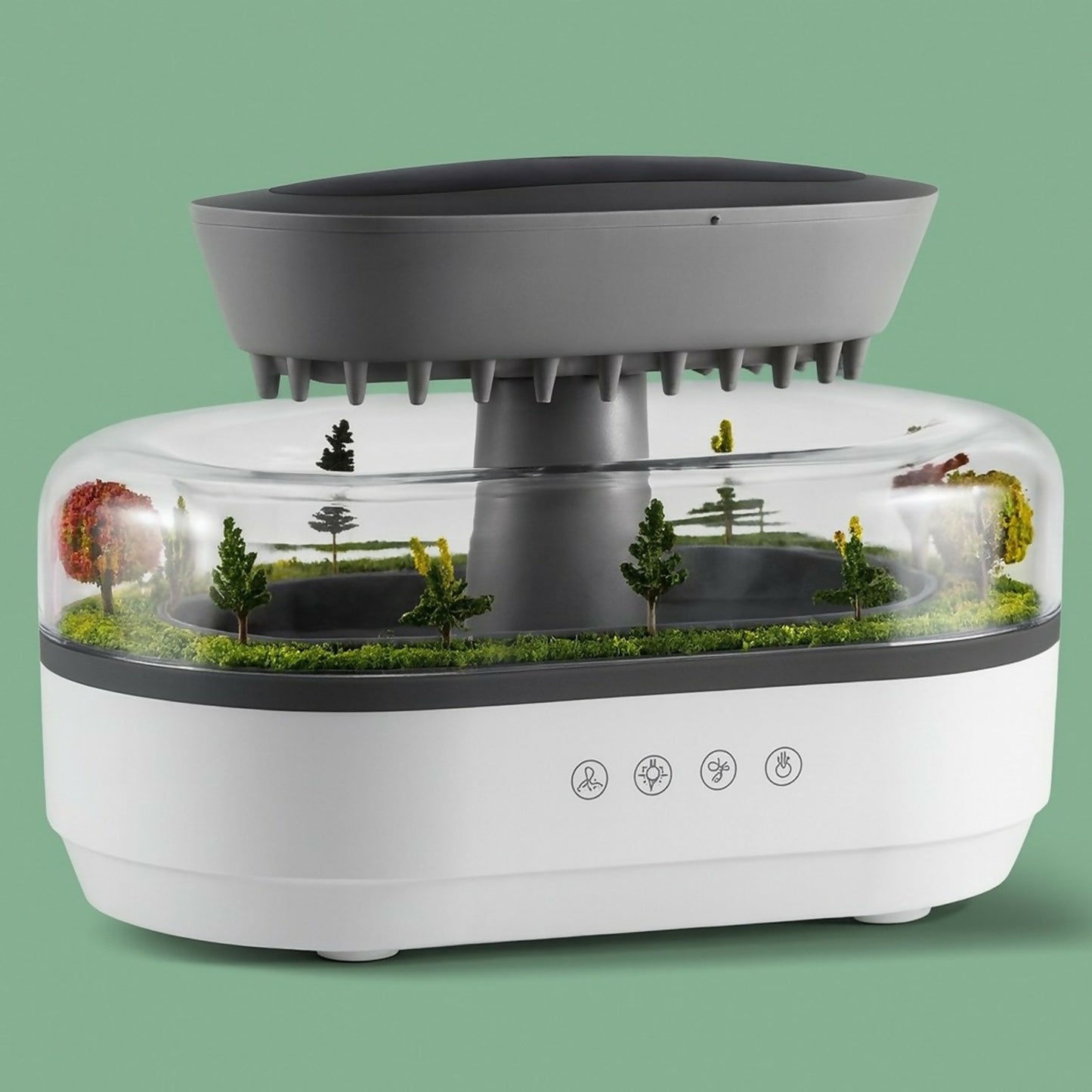 Forest Landscape Aroma Diffuser with LED Light & Natural White Noise