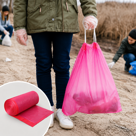 Biodegradable Garbage Bags – Durable Leak-Proof 45x45 cm