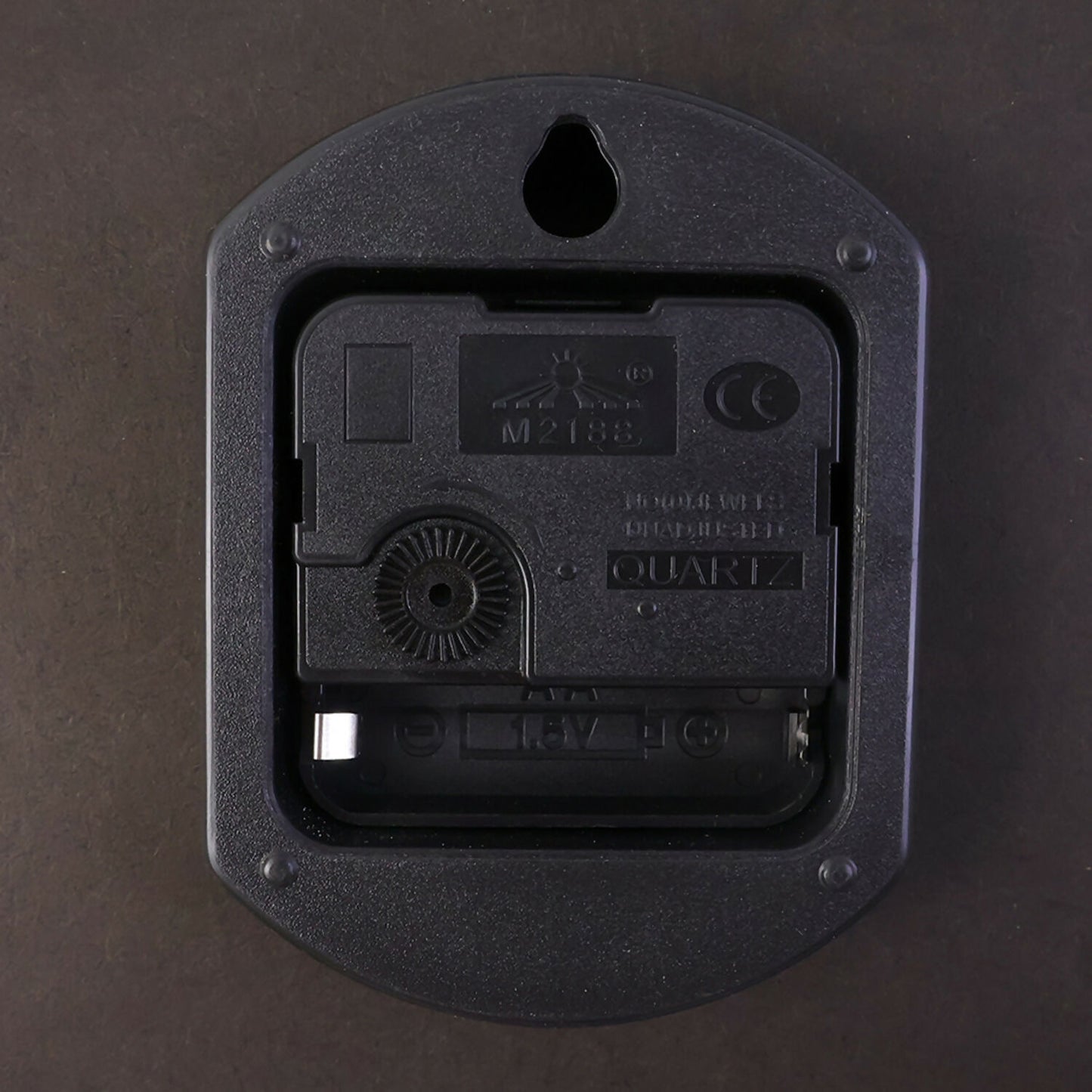 White Resin Art Wall Clock with Peacock Design & Gold Detailing (10x10)