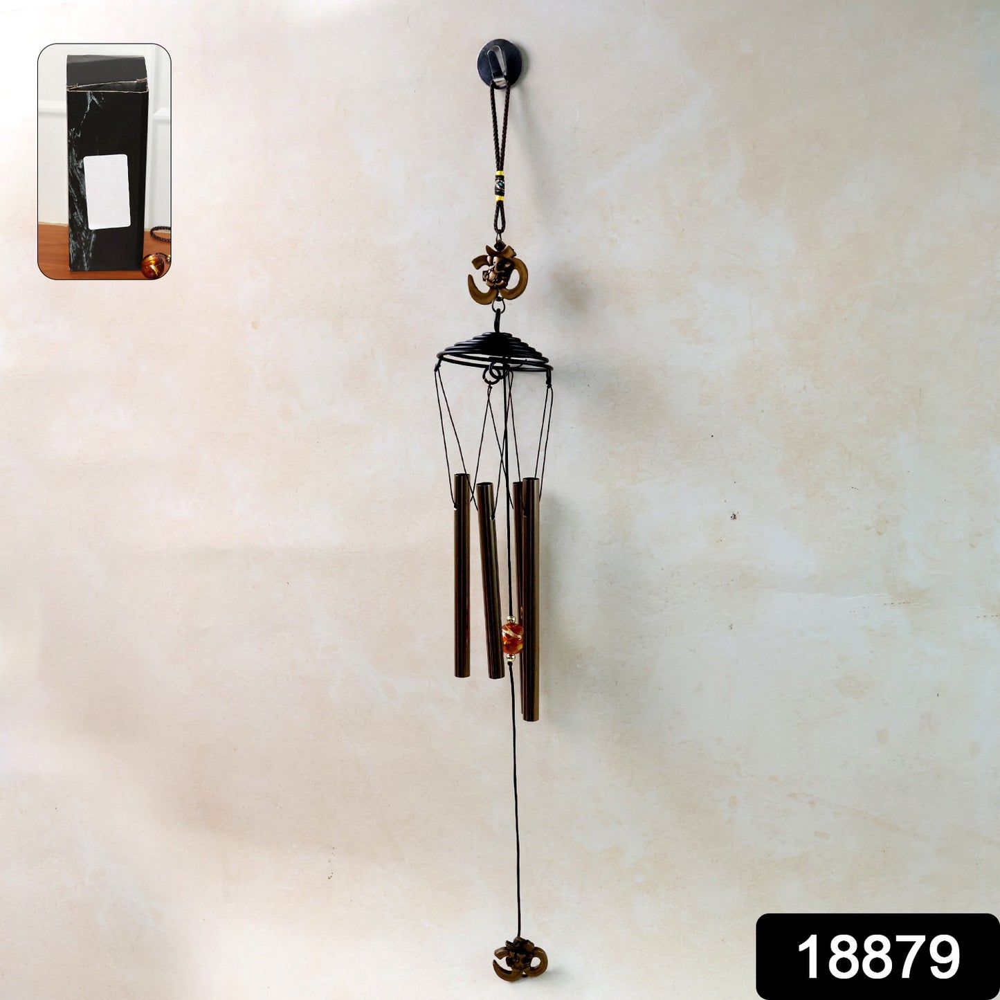 Metal Wind Chime with Om Symbol