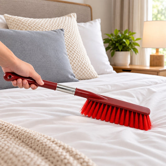 Long Handle Cleaning Brush with Soft Bristles for Home (1 Pc, 38x6 Cm)