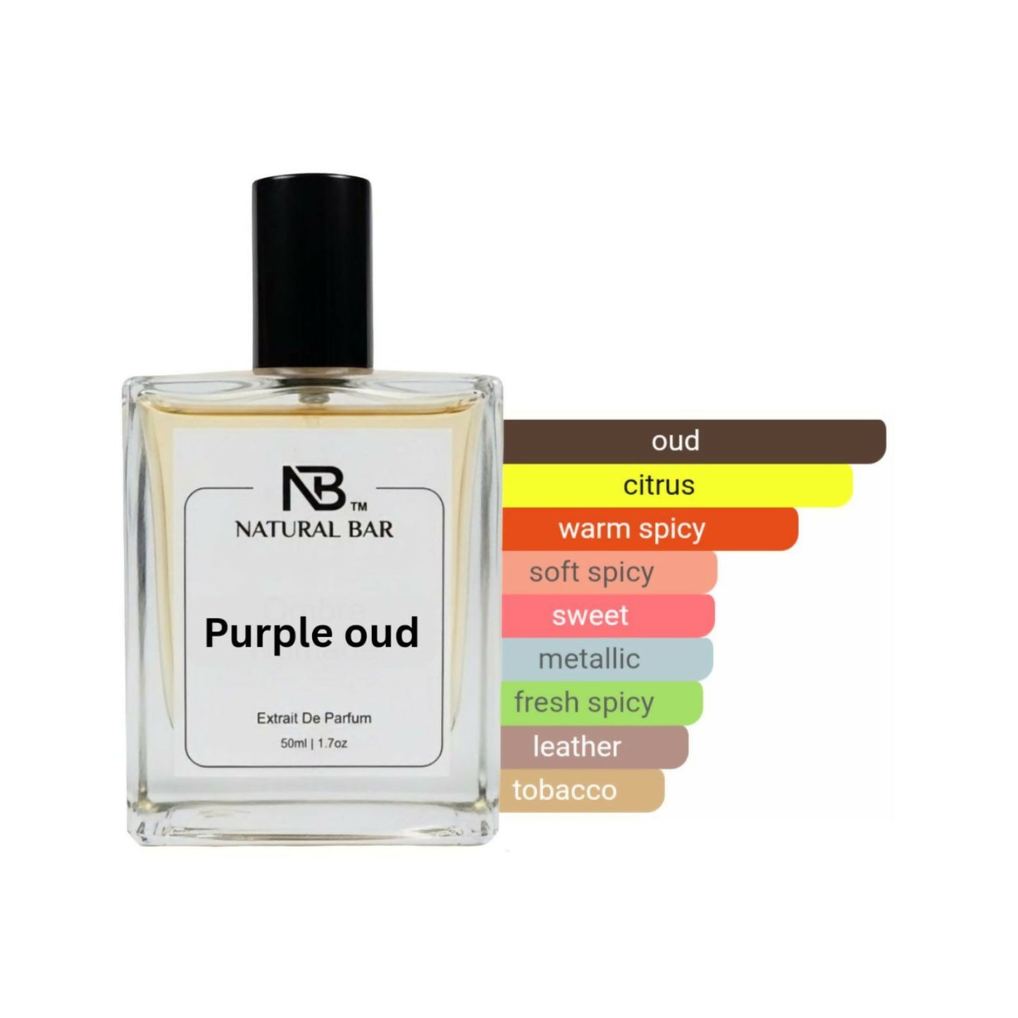 Purple Oud Eau de Parfum for Men and Women |Warm Spicy Citrus notes| | Long- Lasting Luxury Perfume | Ideal Gift for Wife & Girlfriend |50 ml
