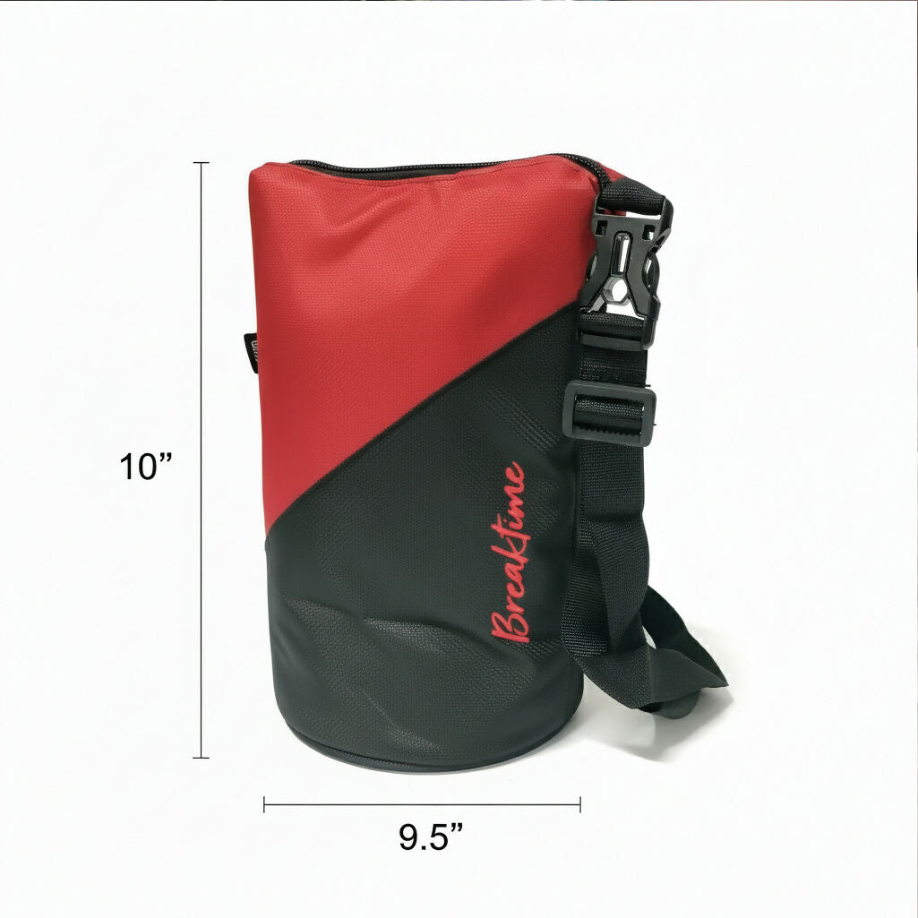 Breaktime Multicolor Tiffin Bag with Adjustable Strap & Zipper