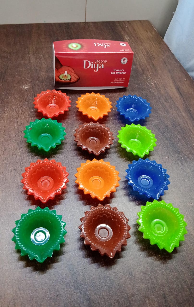 Silicone Diya Set