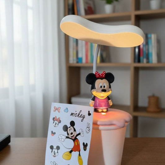 Cute Cartoon LED Desk Lamp for Kids | Decorative Night Light(PINK)