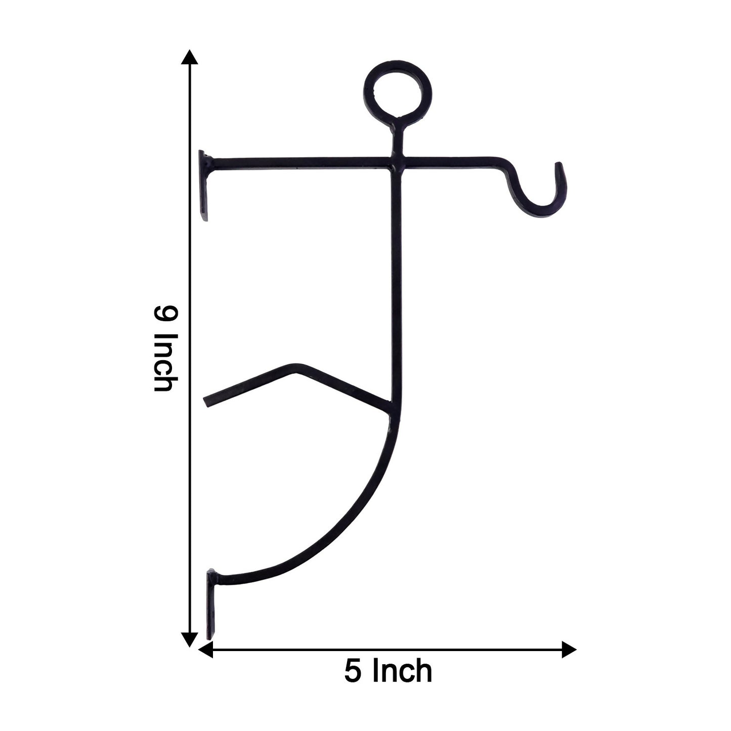Creative Hanging Man Wall-Mounted Flower Pot Stand for Home & Garden Décor (5 x 6 Inch)